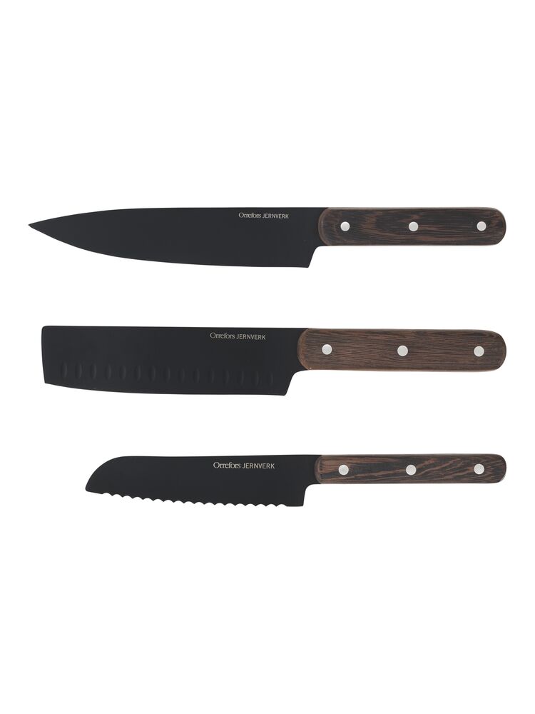 ORREFORS knivsæt 3-pak